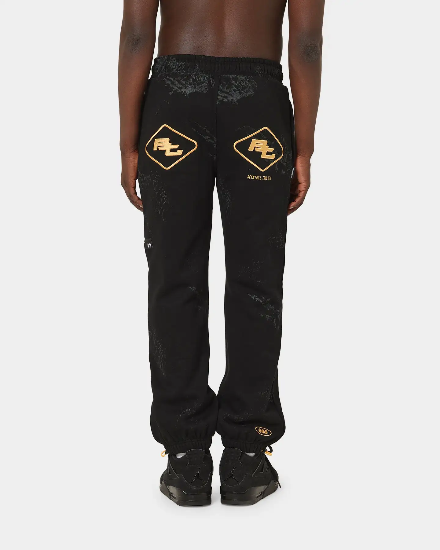 BEEN TRILL BEENTRILL Circuitry Sweat Pants Black - Image 4