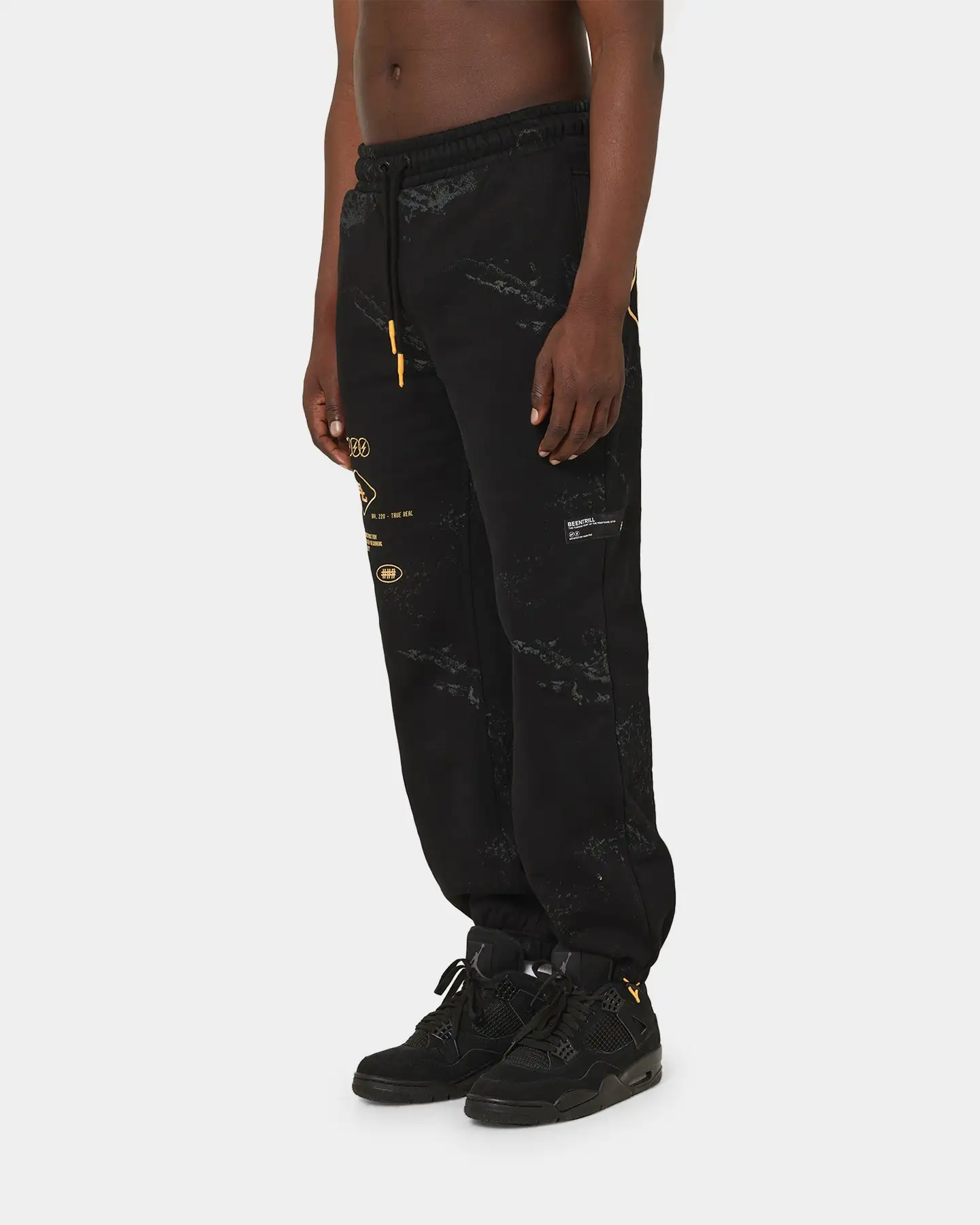 BEEN TRILL BEENTRILL Circuitry Sweat Pants Black - Image 6