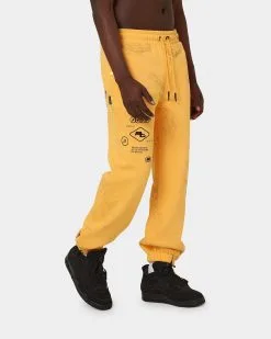 BEEN TRILL BEENTRILL Circuitry Sweat Pants Yellow