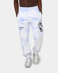 BEEN TRILL BEENTRILL Together Tie Dye Sweat Pants Blue Tie Dye