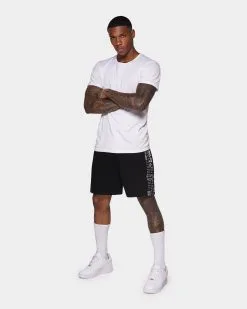 XXIII Kardeiz Paisley Panel Shorts Black