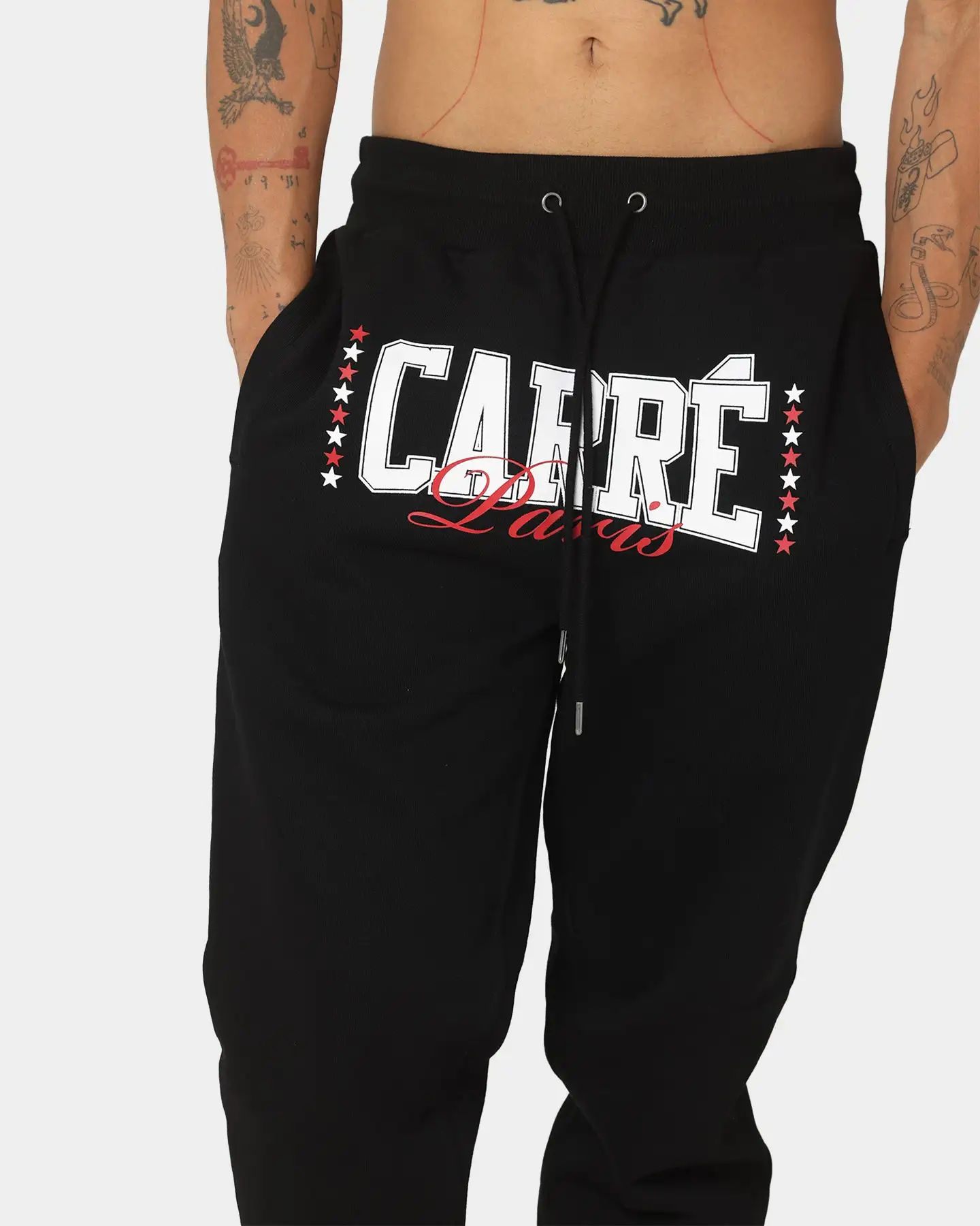 Carre Heavyweight Track Pants Black - Image 3