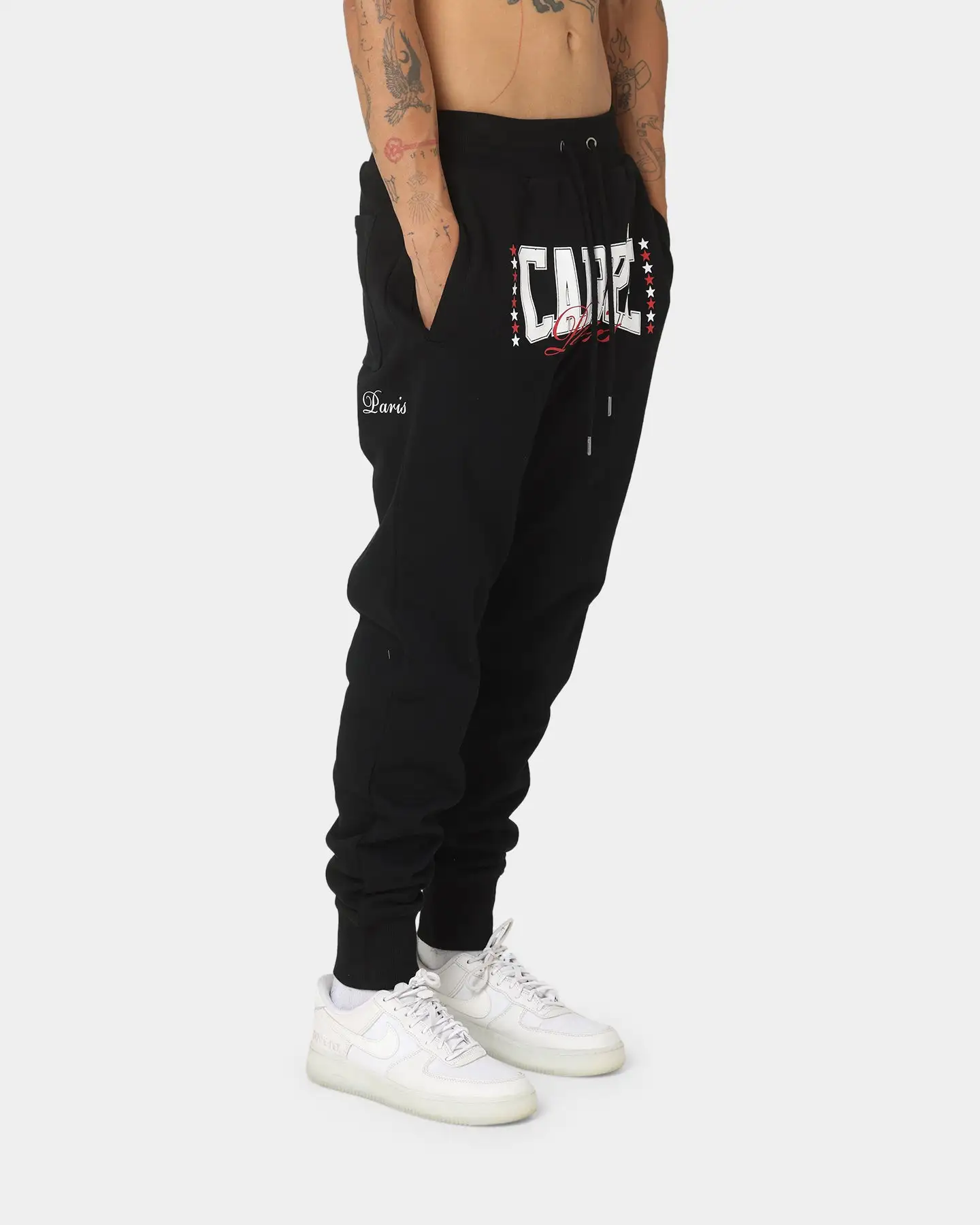 Carre Heavyweight Track Pants Black - Image 5