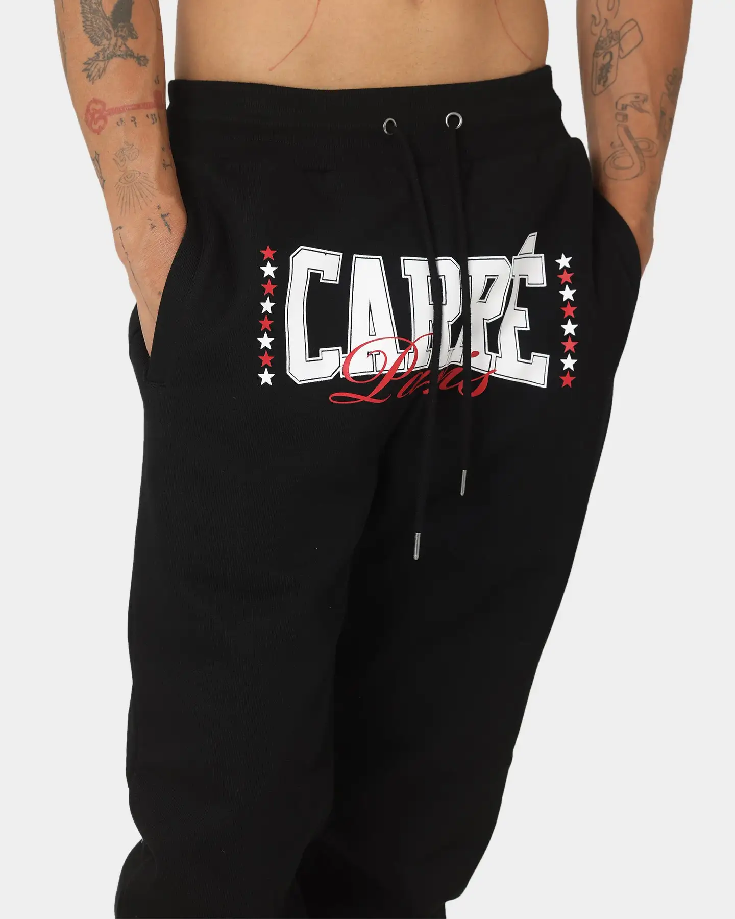 Carre Heavyweight Track Pants Black - Image 7