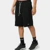 Pyra Raw Slouch Shorts Black