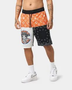 Crooks & Castles New York Shorts Orange/Black
