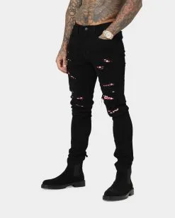Saint Morta Checks Summum Jeans Black/White