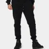 Last Kings Cargo Track Pants Black