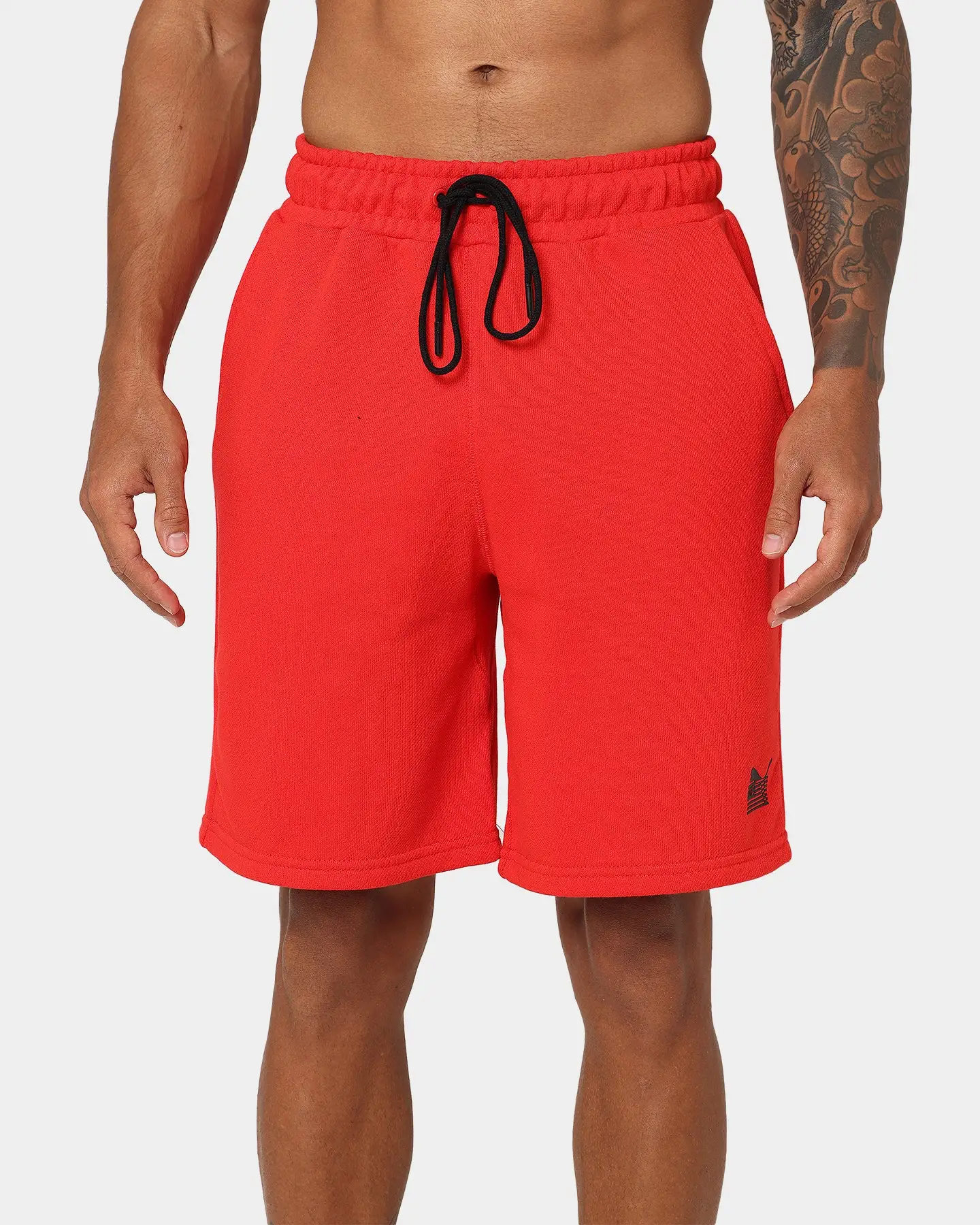 Puma X TMC Every Day Hussle Sweat Shorts High Risk Red - Image 3