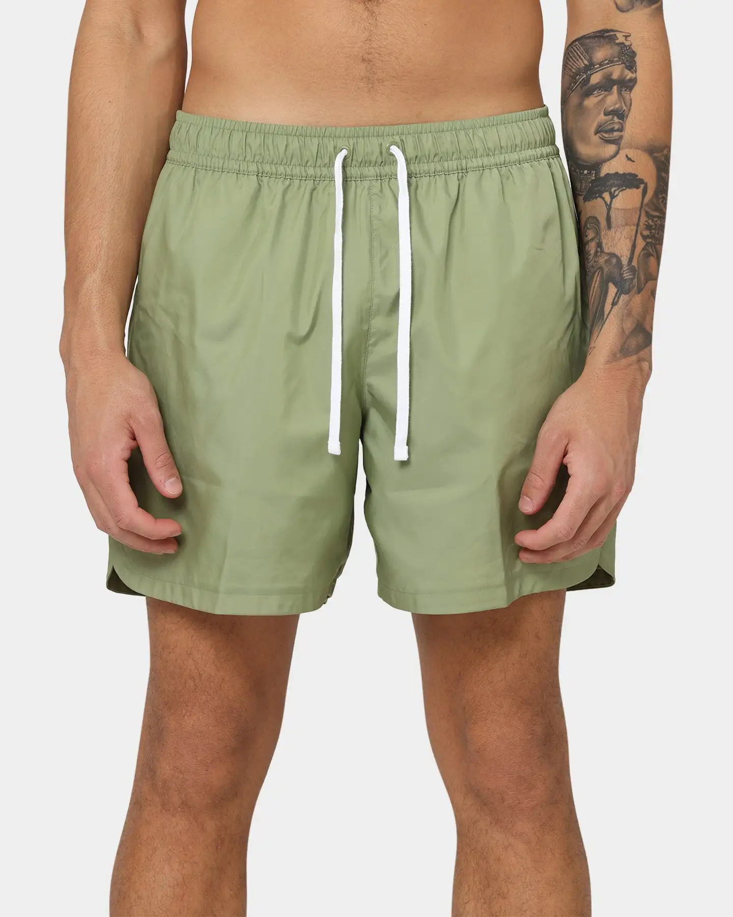 Nike Sportswear Sport Essentials Woven Lined Flow Shorts Alligator/White - Image 3
