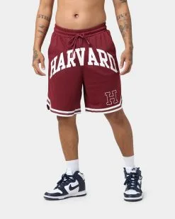 NATIONAL COLLEGIATE ATHLETIC ASSC National Collegiate Athletic Association Harvard XL Logo Shorts Burgundy