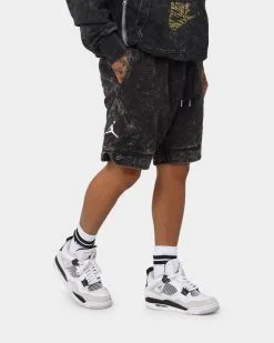 Jordan Essential Statement Washed Fleece Shorts Black/Sail