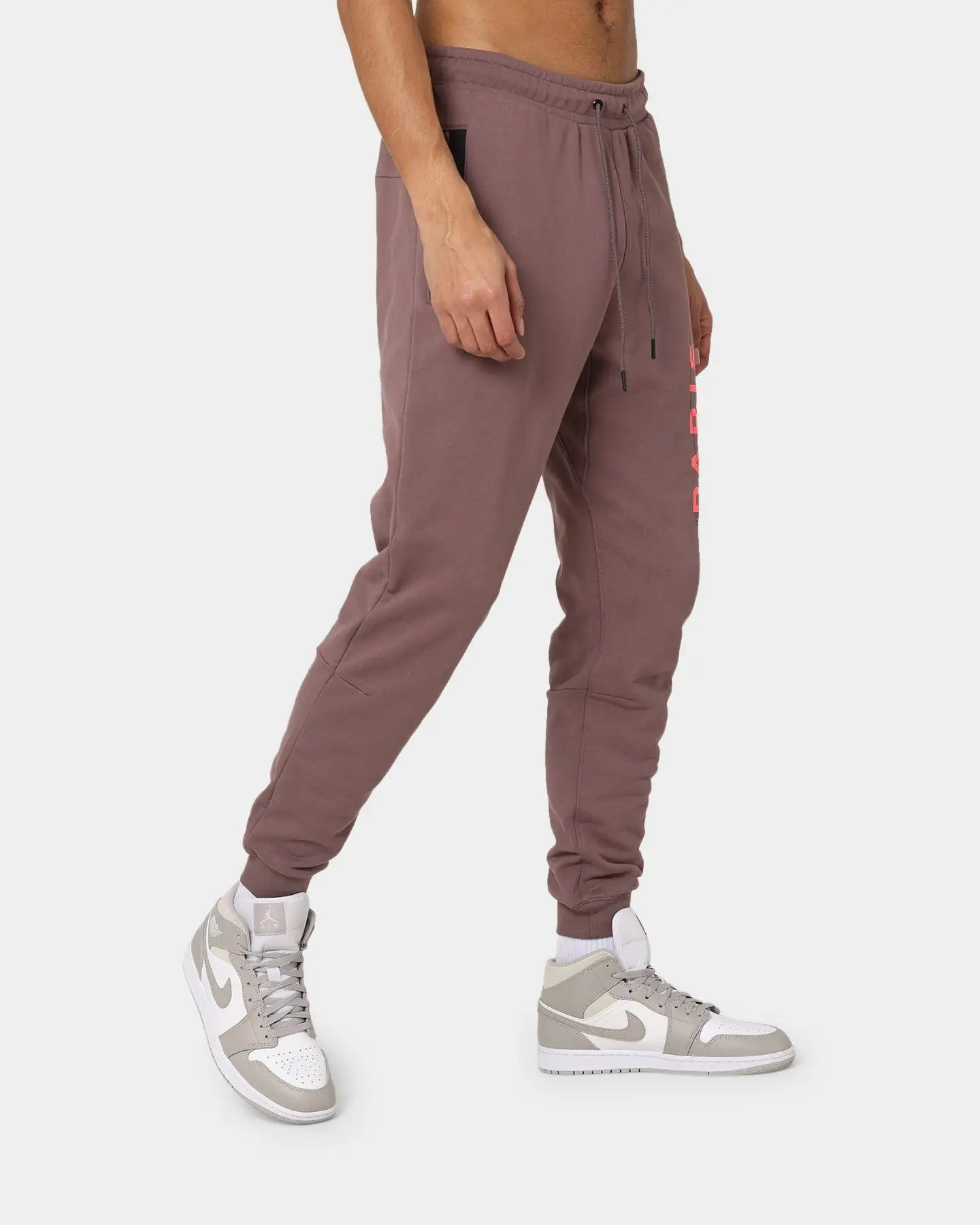 Jordan X Paris Saint-Germain Fleece Pants Plum Eclipse - Image 5
