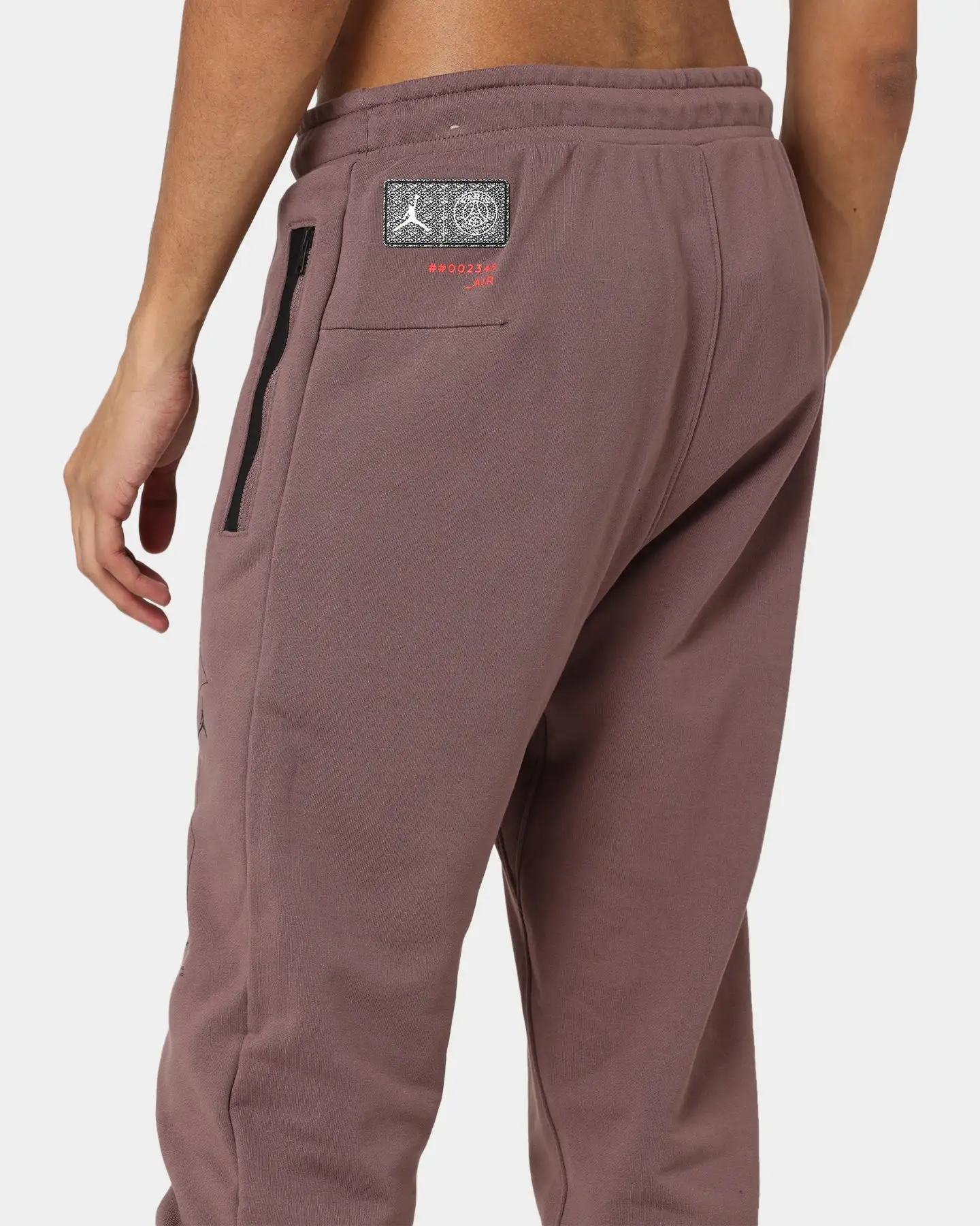 Jordan X Paris Saint-Germain Fleece Pants Plum Eclipse - Image 8