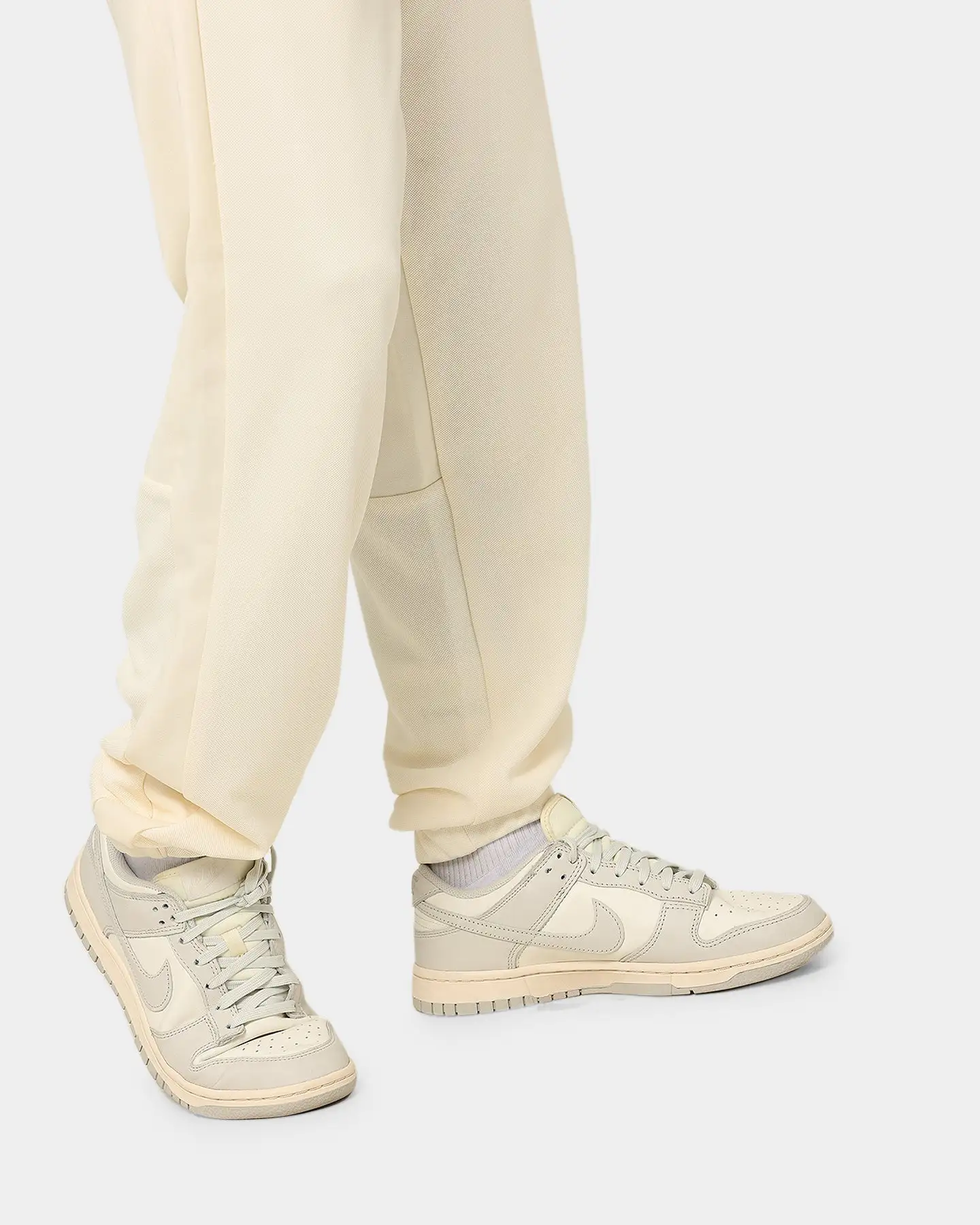 Fred Perry Panelled Track Pants Ecru - Image 9