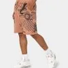 Honor The Gift Jungle Shorts Peach