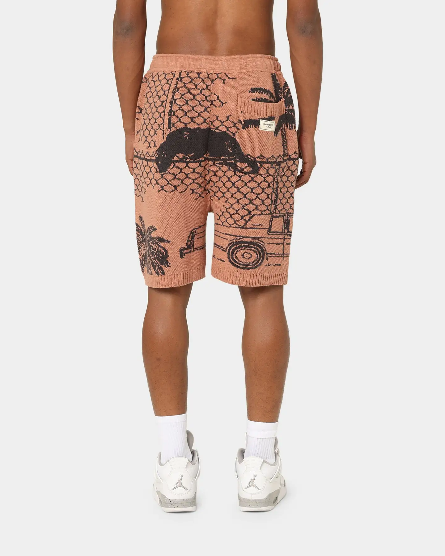 Honor The Gift Jungle Shorts Peach - Image 4