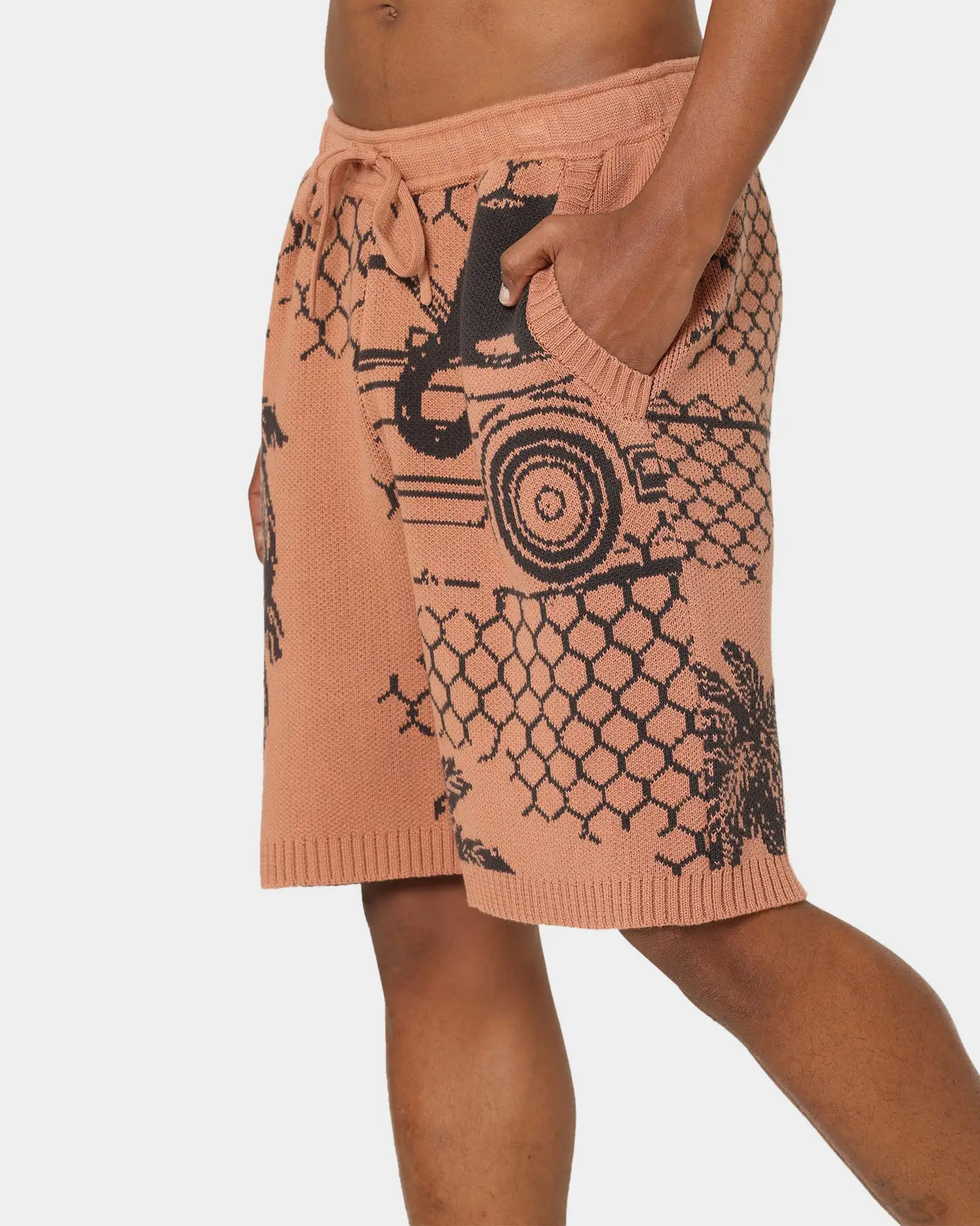 Honor The Gift Jungle Shorts Peach - Image 7