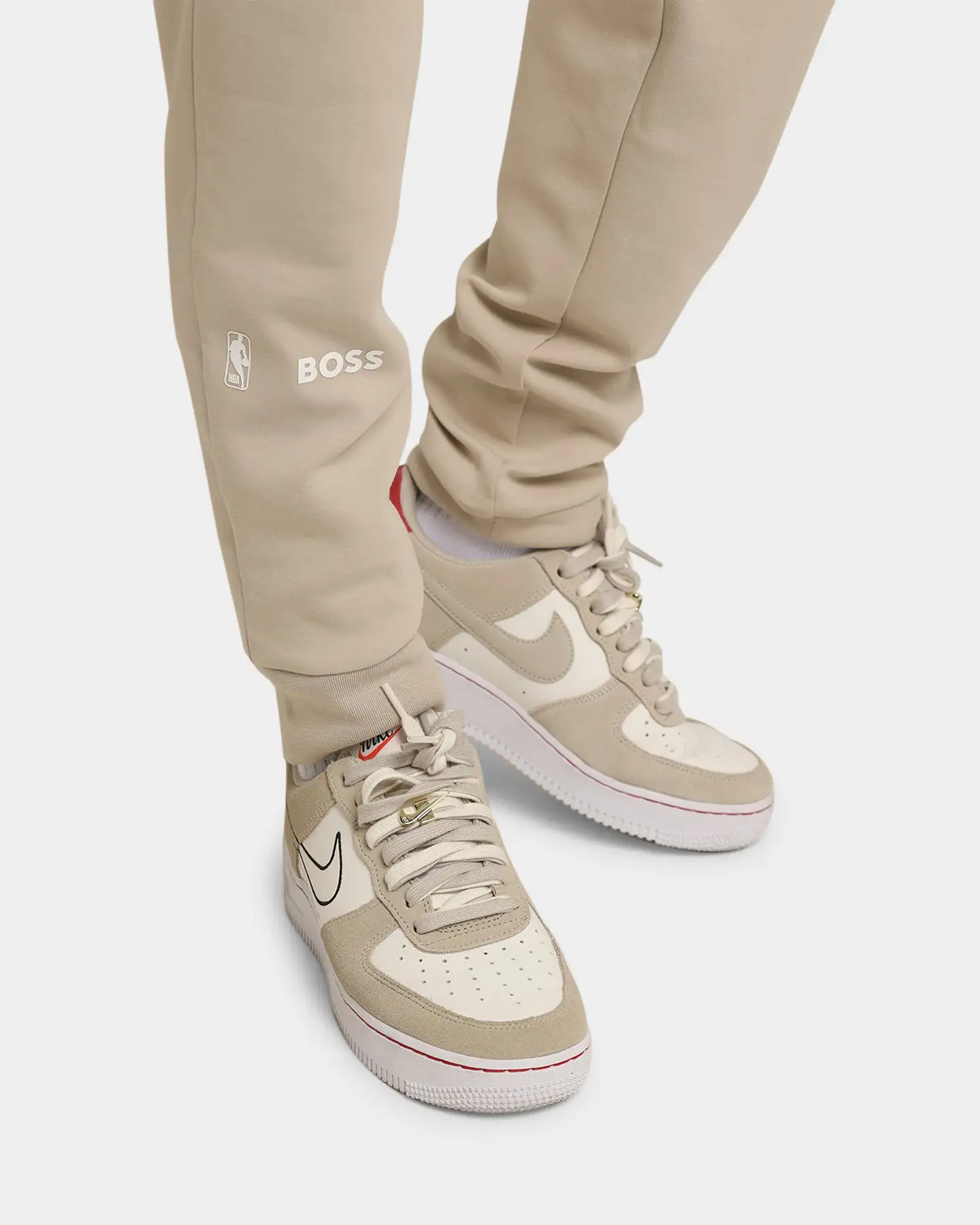 Hugo Boss X NBA Chicago Bulls Basic Joggers Light Beige - Image 8