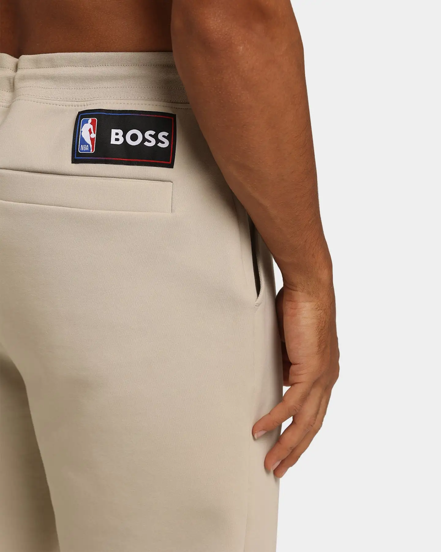 Hugo Boss X NBA Chicago Bulls Basic Joggers Light Beige - Image 9