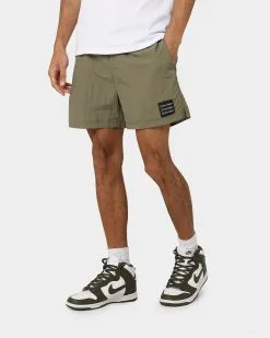 Calvin Klein Medium Drawstring Shorts New Basil