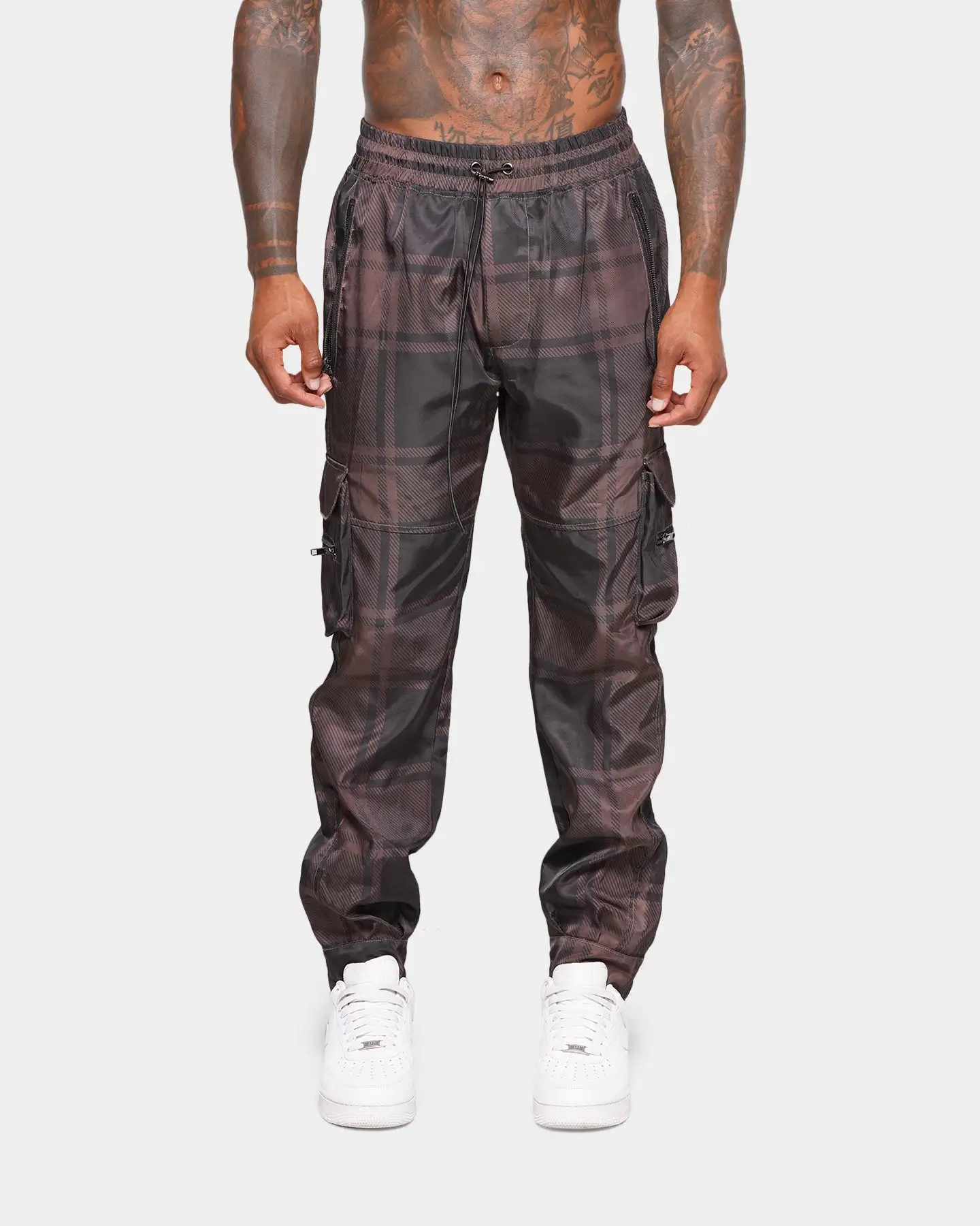 XXIII Lucia Tartan Joggers Tartan - Image 3