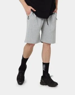 PYRA Minds Jersey Shorts Grey Marle