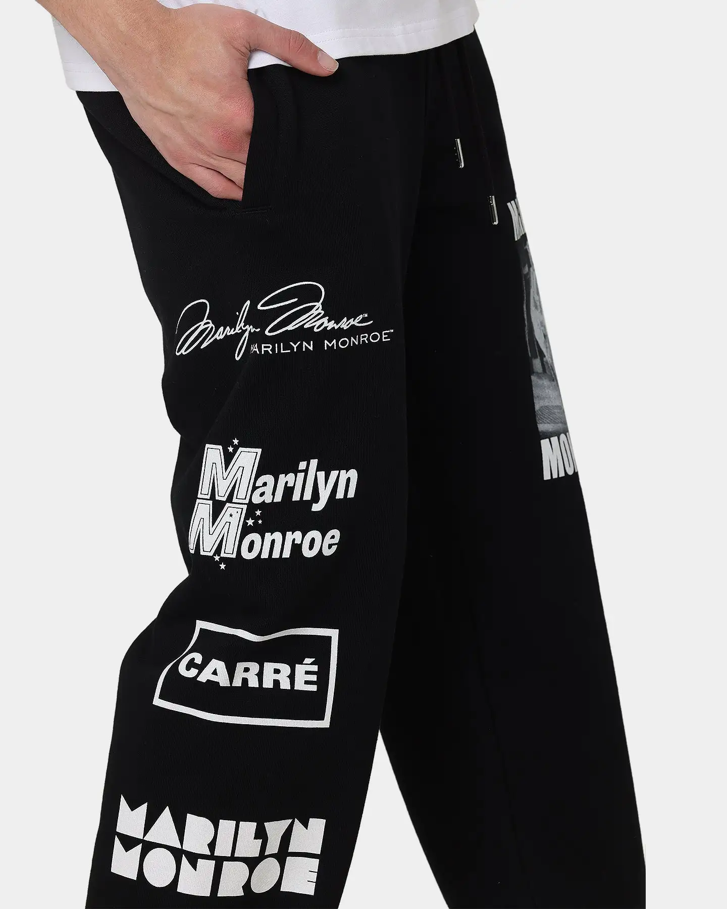 CARRE Carré X Marilyn Monroe Bold Is Beautiful Sweatpants Black - Image 3