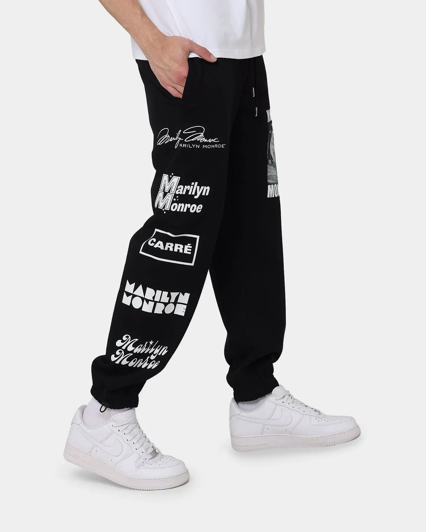 CARRE Carré X Marilyn Monroe Bold Is Beautiful Sweatpants Black - Image 5
