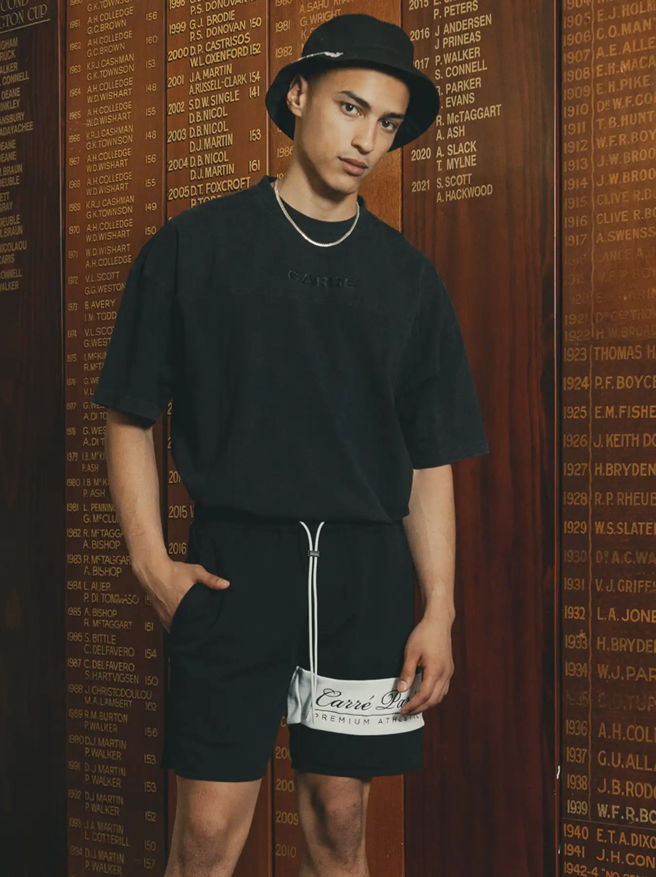 Carre Premium Athletic Sweat Shorts Black - Image 2