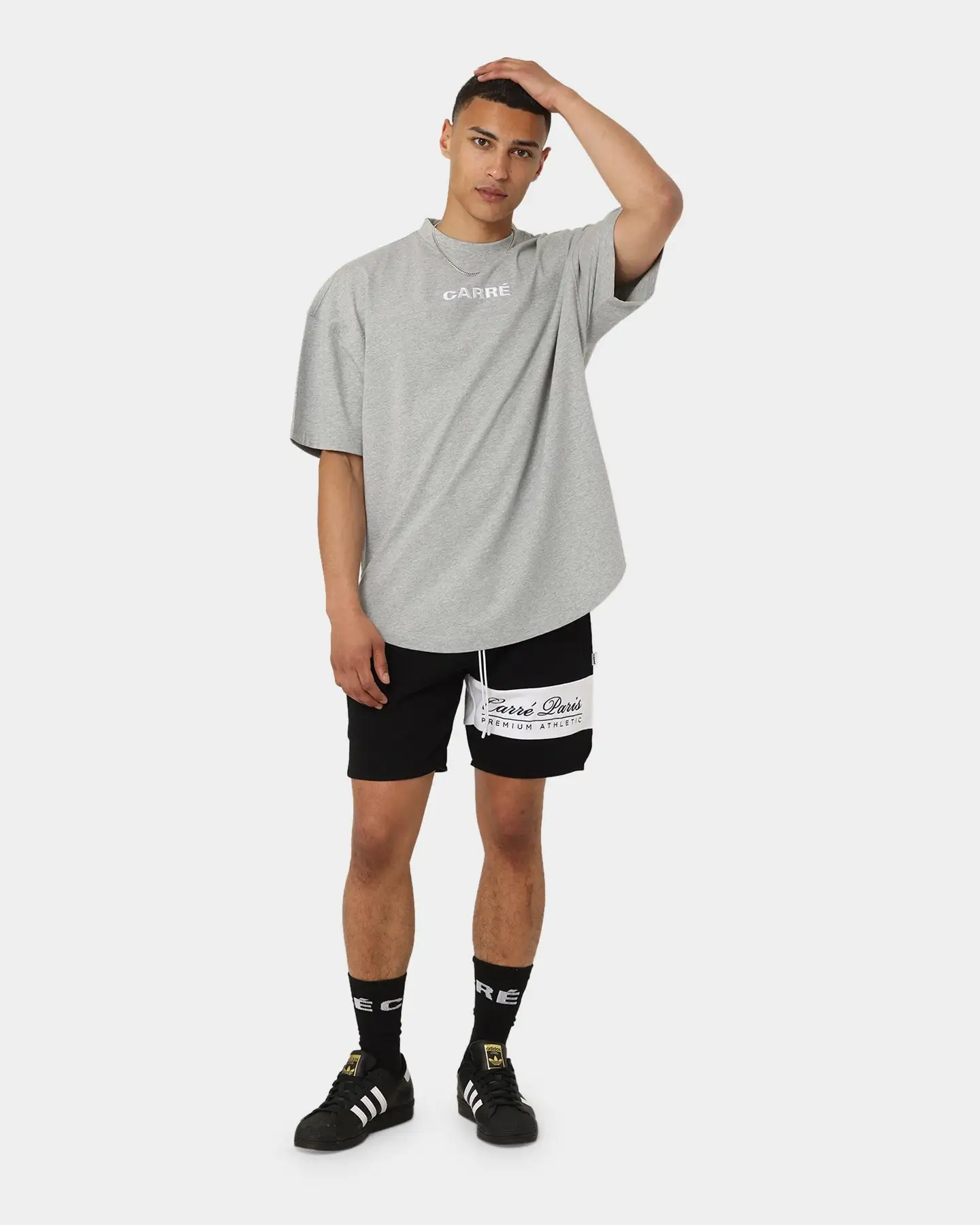 Carre Premium Athletic Sweat Shorts Black - Image 3