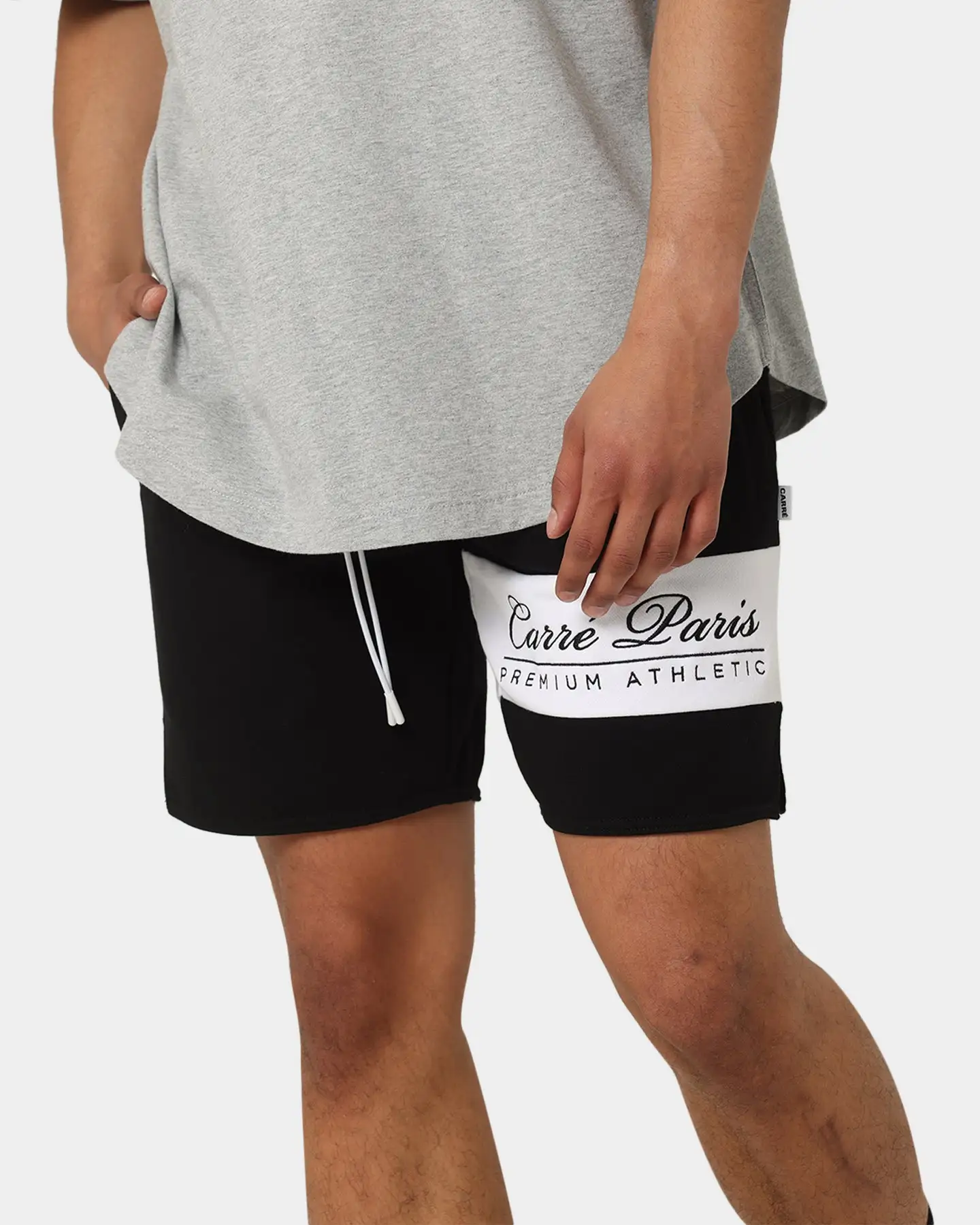Carre Premium Athletic Sweat Shorts Black - Image 5