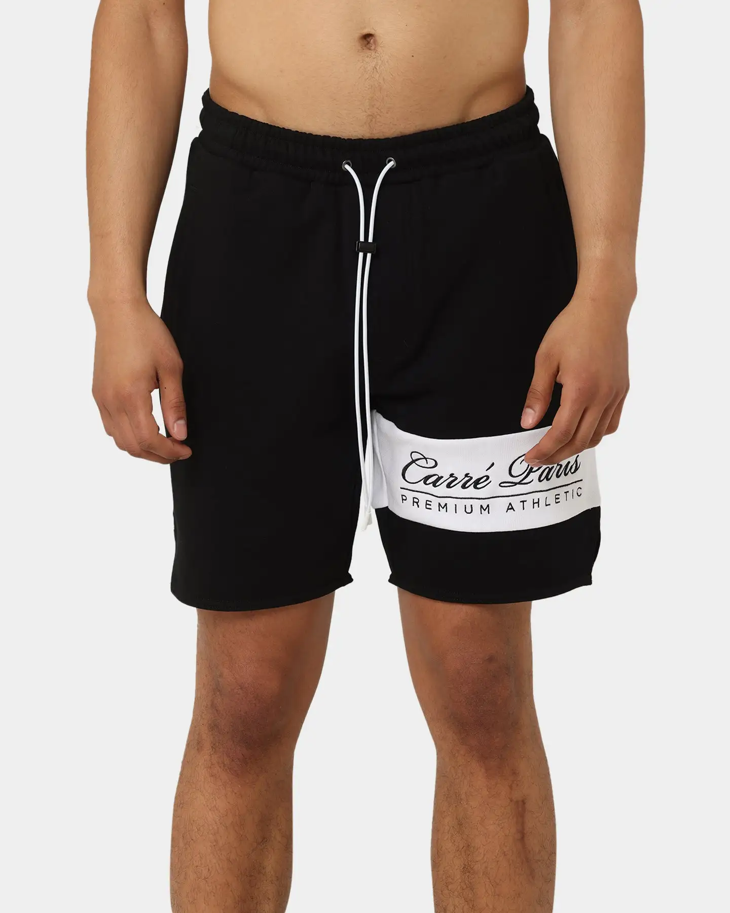 Carre Premium Athletic Sweat Shorts Black - Image 8