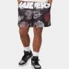 Majestic Athletic Las Vegas Raiders Digi Floral Camo Shorts Faded Black