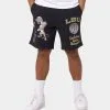 Mitchell & Ness Louisiana State University Tigers Vault Shorts Faded Black