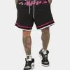 Kappa Authentic Hubert Shorts Black Onyx/Bright Pink