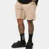 Saint Morta Rags Fleece Shorts Stone