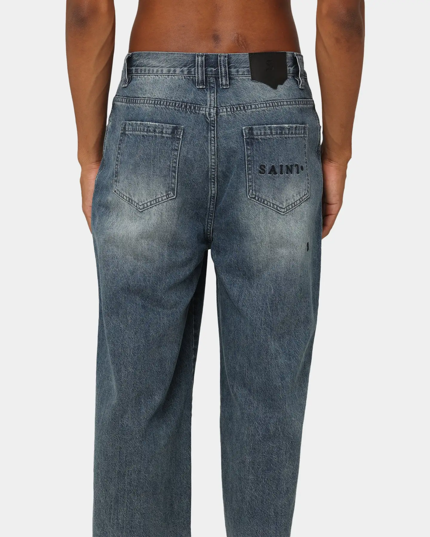 Saint Morta Ultra Sonic Baggy Jeans Vintage Blue - Image 8