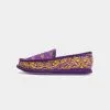 Goat Crew Bandana Slipper Purple/Yellow