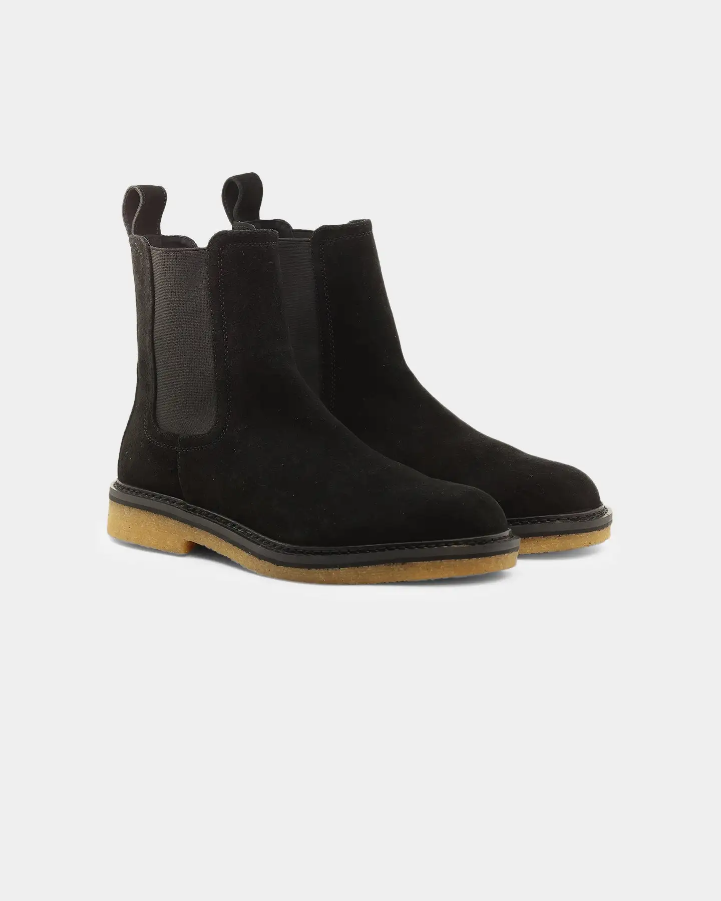 Saint Morta Crepe Chelsea Boot Black/Gum - Image 2
