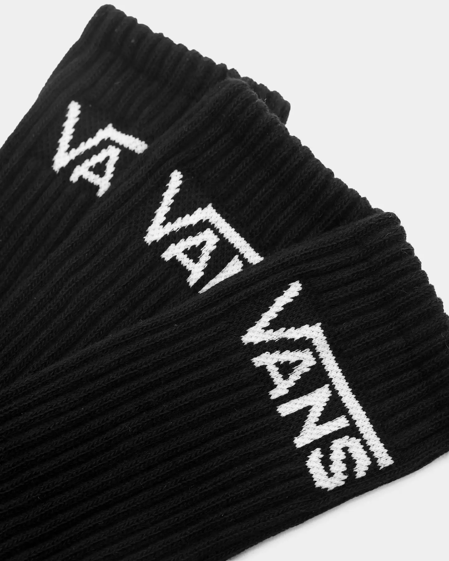 Vans Classic Crew Sock 3 Pack Black - Image 3