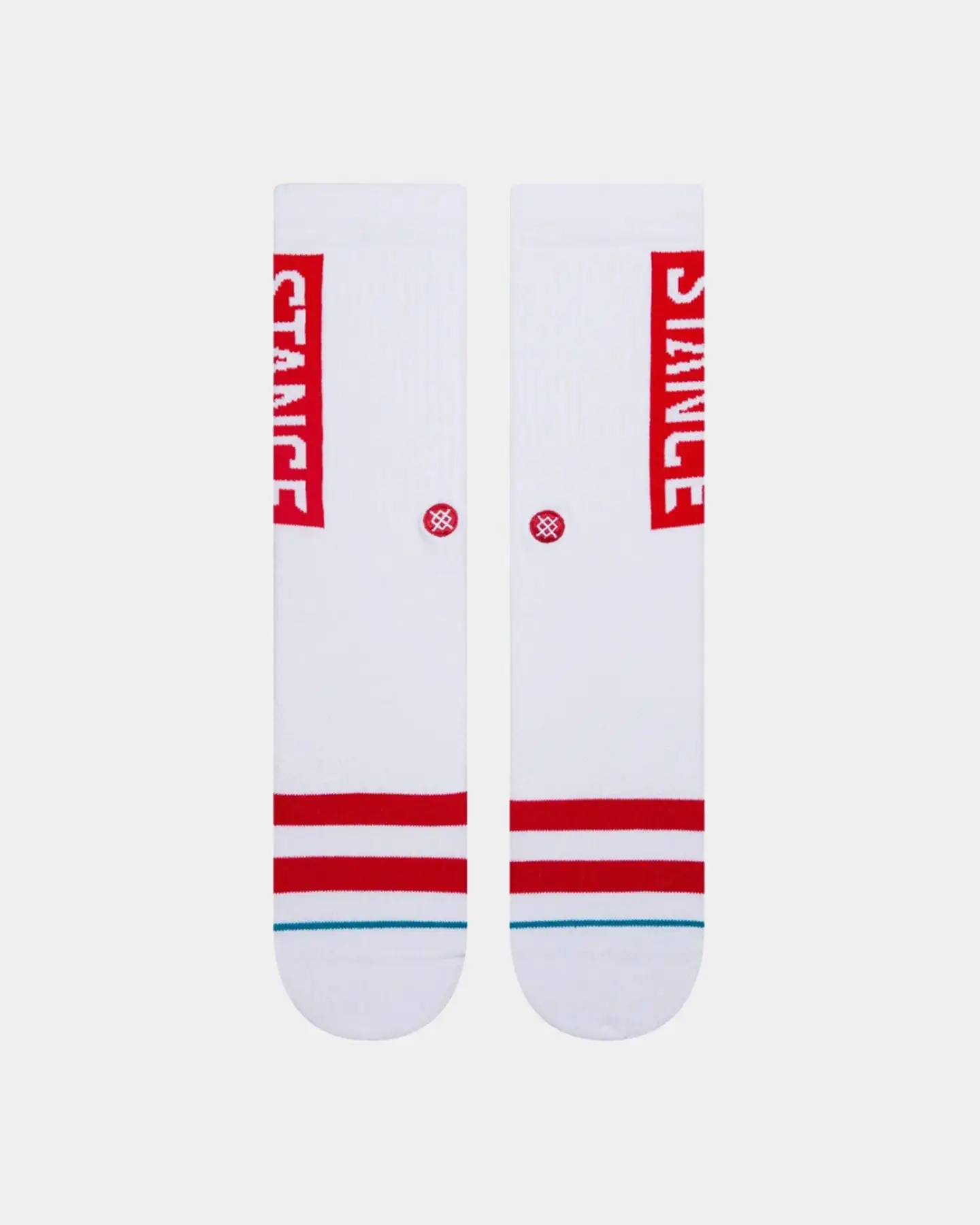Stance OG Sock White/Red - Image 3