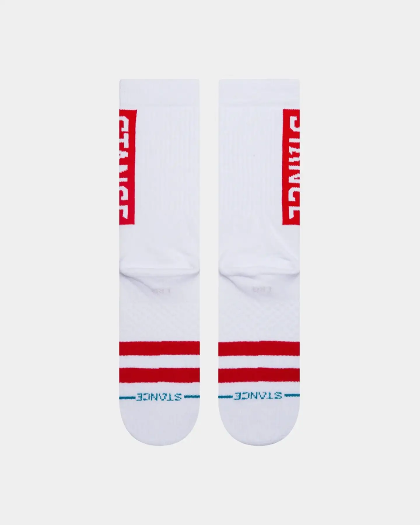 Stance OG Sock White/Red - Image 4