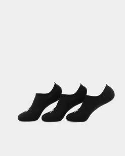 Stussy Graffiti No-Show Socks 3 Pack Black