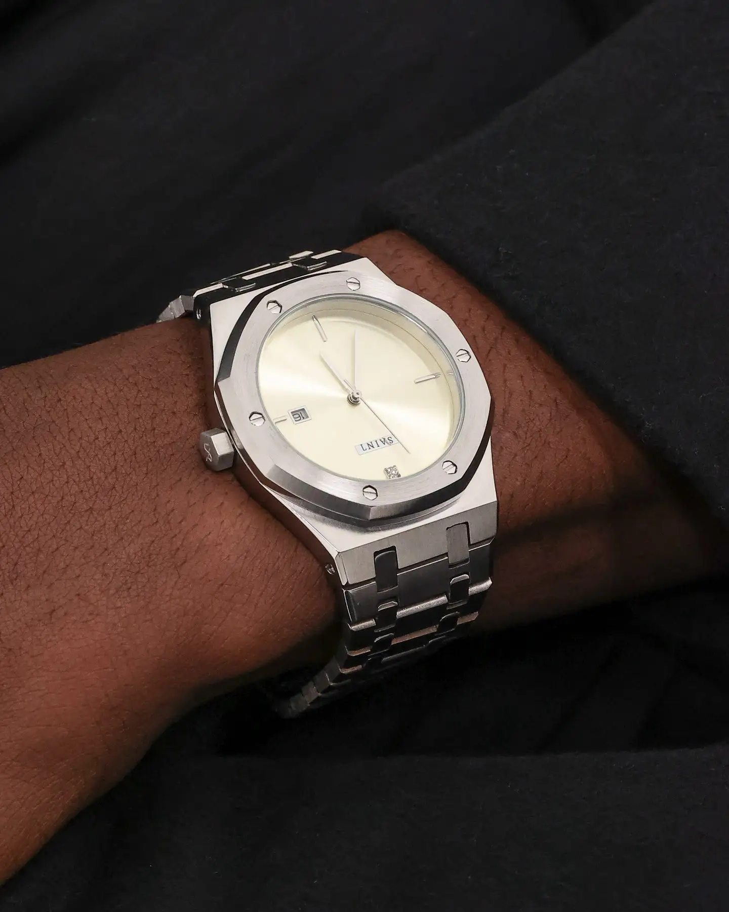 Saint Morta Diamond Medio Watch Silver/Diamond