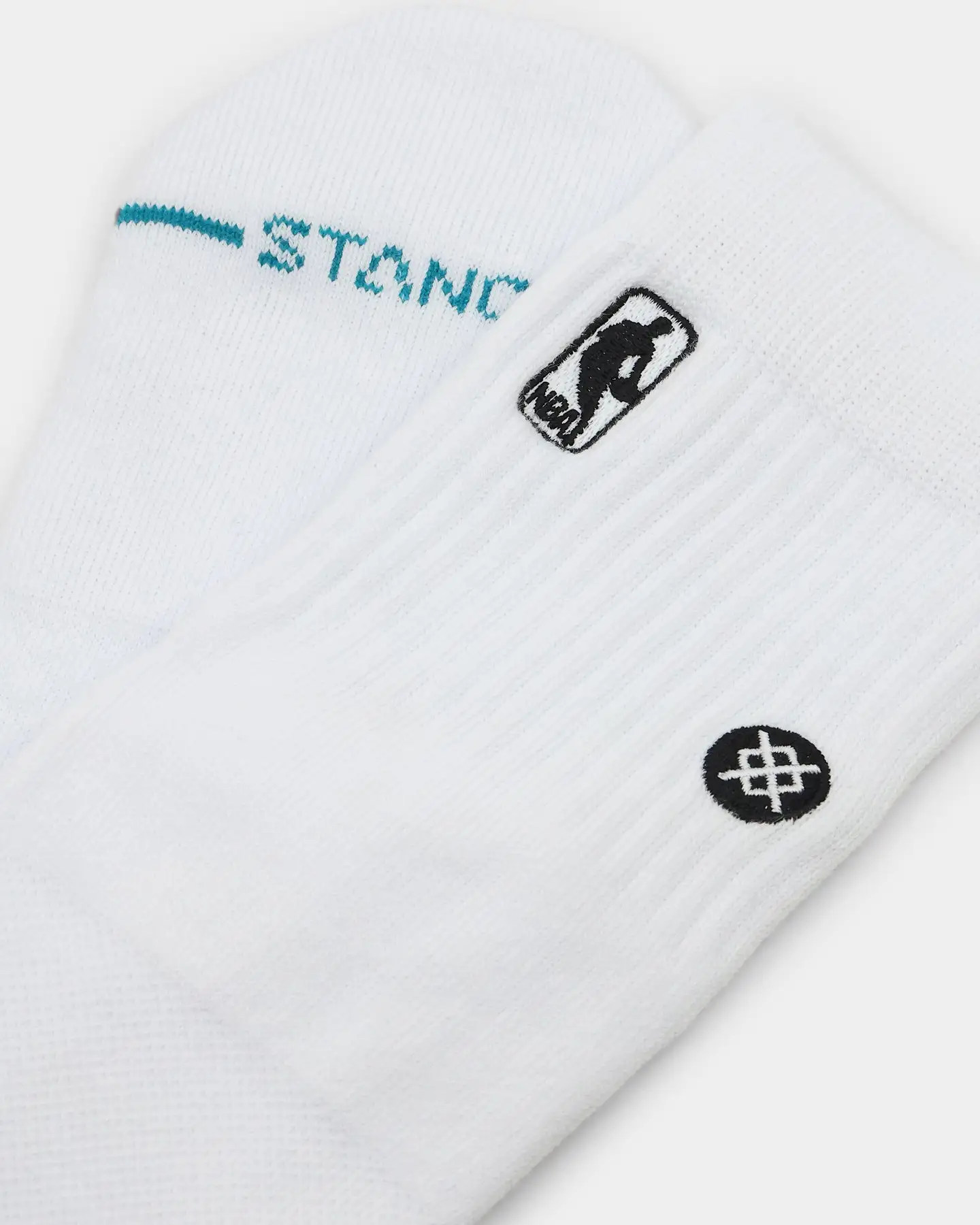 Stance Logoman ST QTR NBA Sock White - Image 2