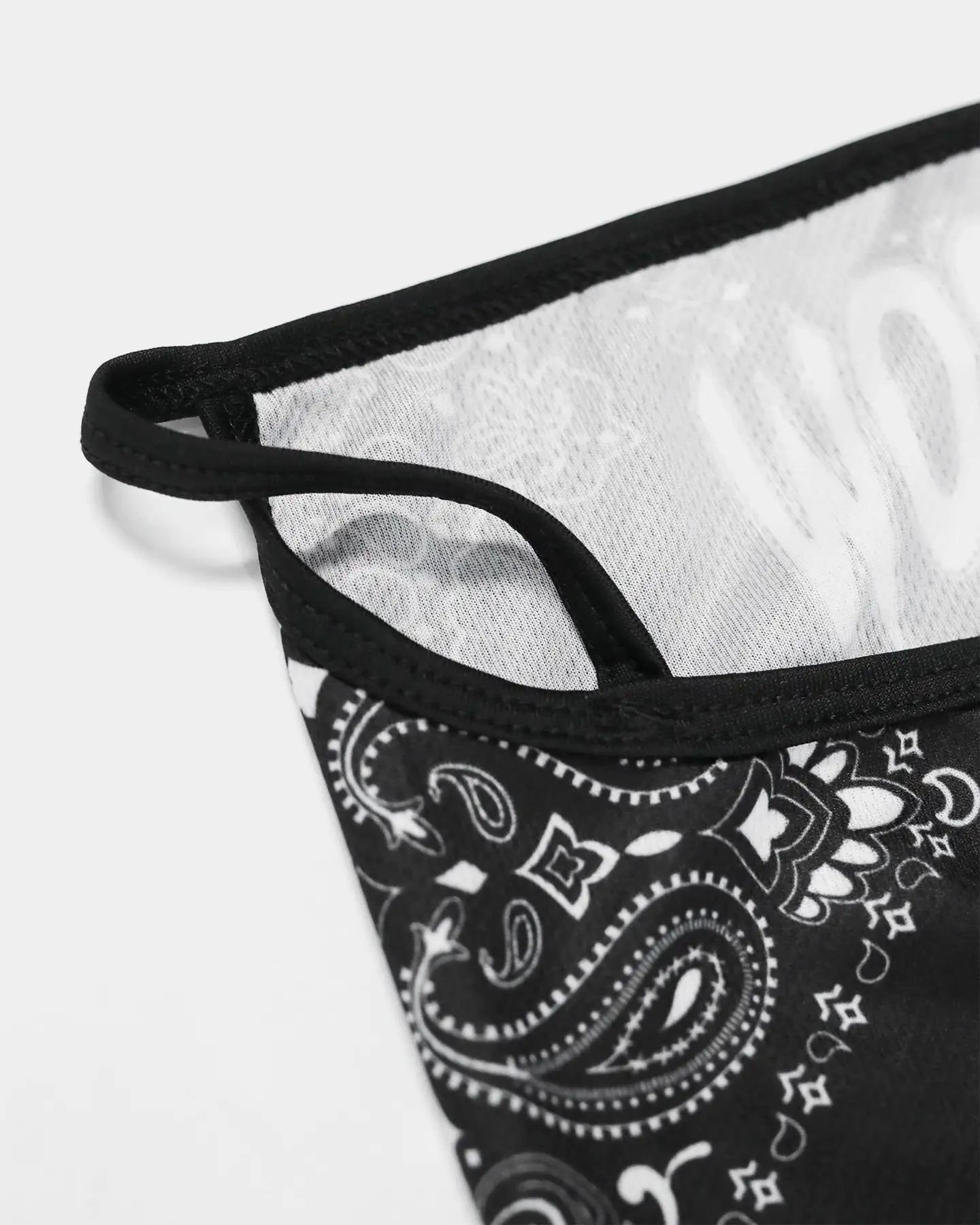 Crooks And Castles Crooks & Castles Crooks & Castles X Death Row Paisley Bandana Mask Black/Paisley - Image 5