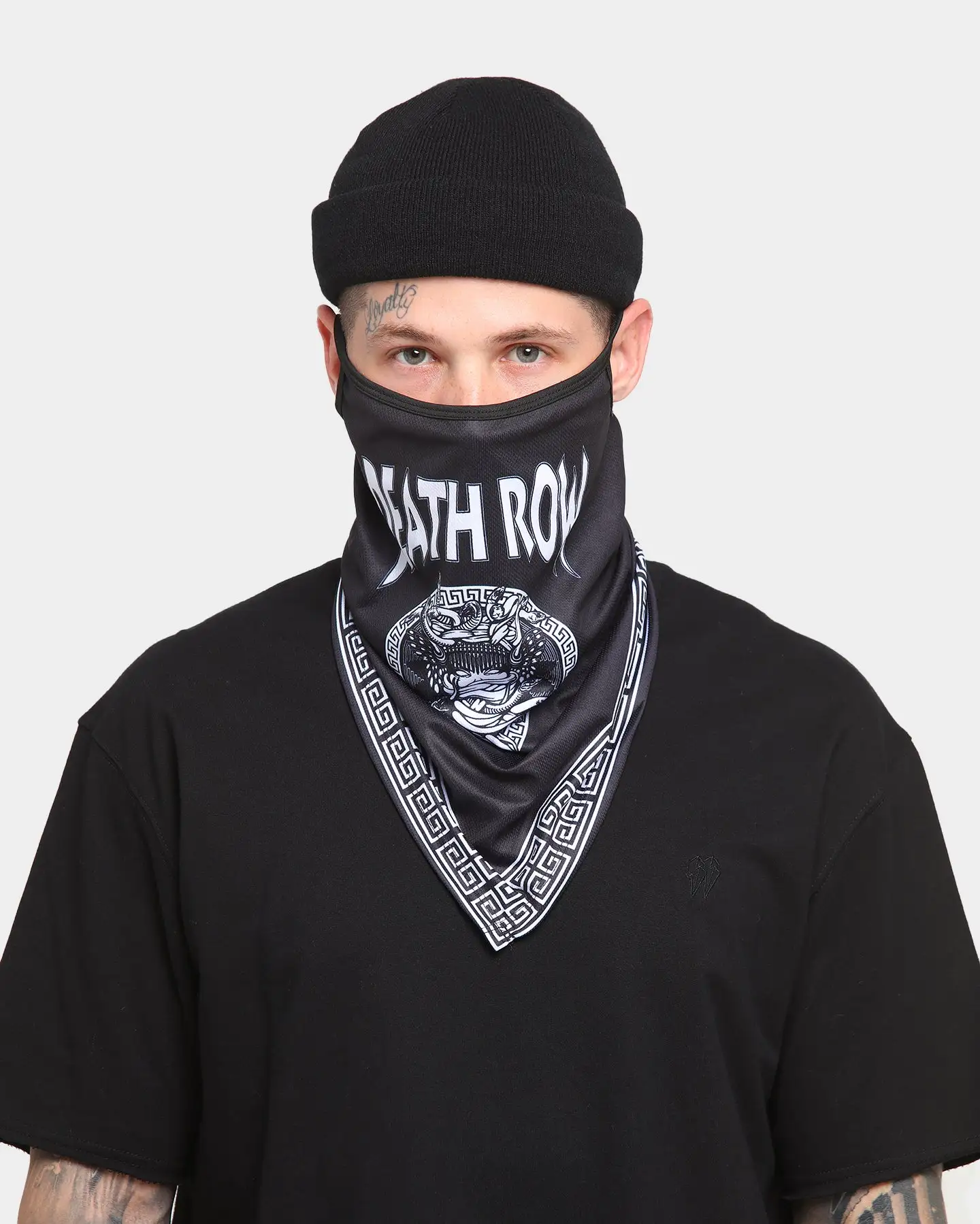 Crooks And Castles Crooks & Castles Greco Medusa Bandana Mask Black