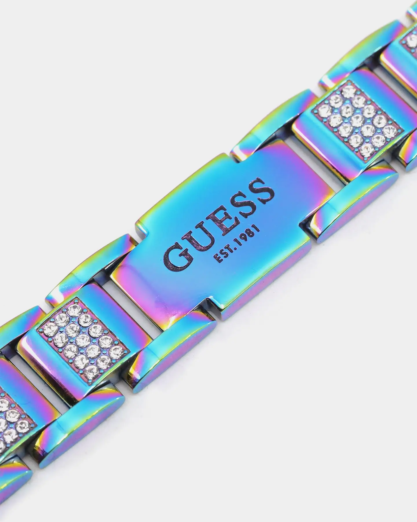 Guess Mainline 12mm Iridescent Frontier Bracelet Iridescent - Image 4
