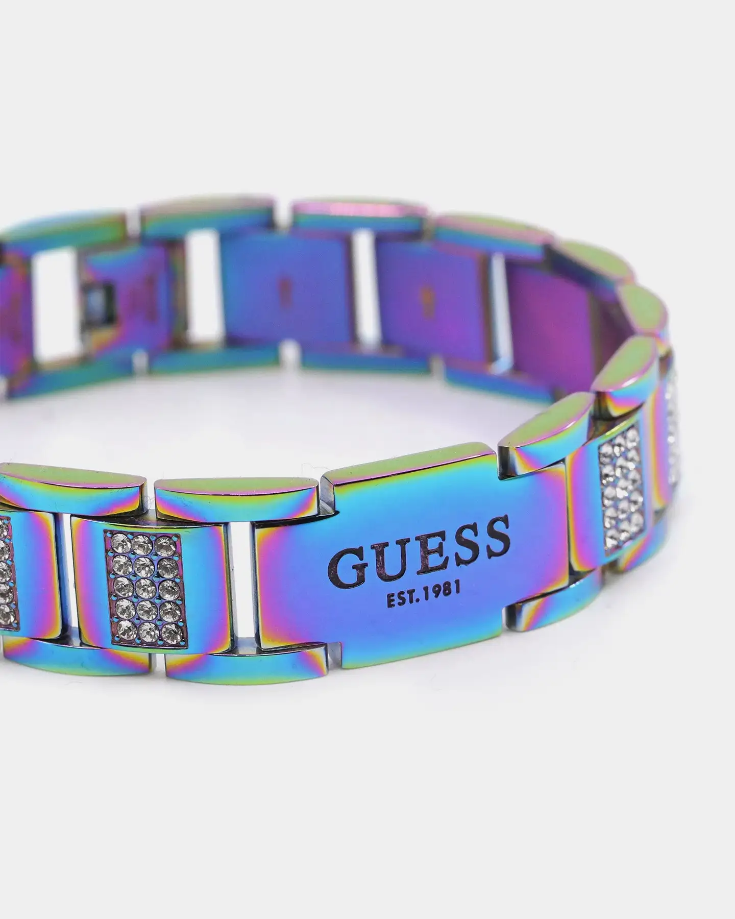 Guess Mainline 12mm Iridescent Frontier Bracelet Iridescent - Image 9
